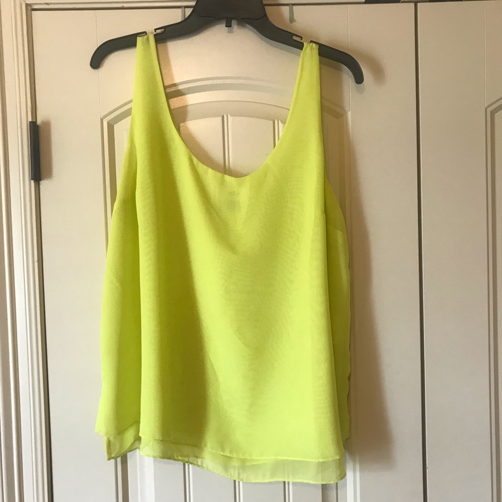 Old Navy Neon Green Tank